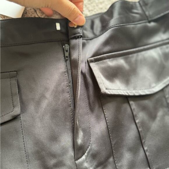 SIZE M - ZARA SATUN EFFECT MINI SKIRT - BRAND NEW WITH TAG - Picture 5 of 10